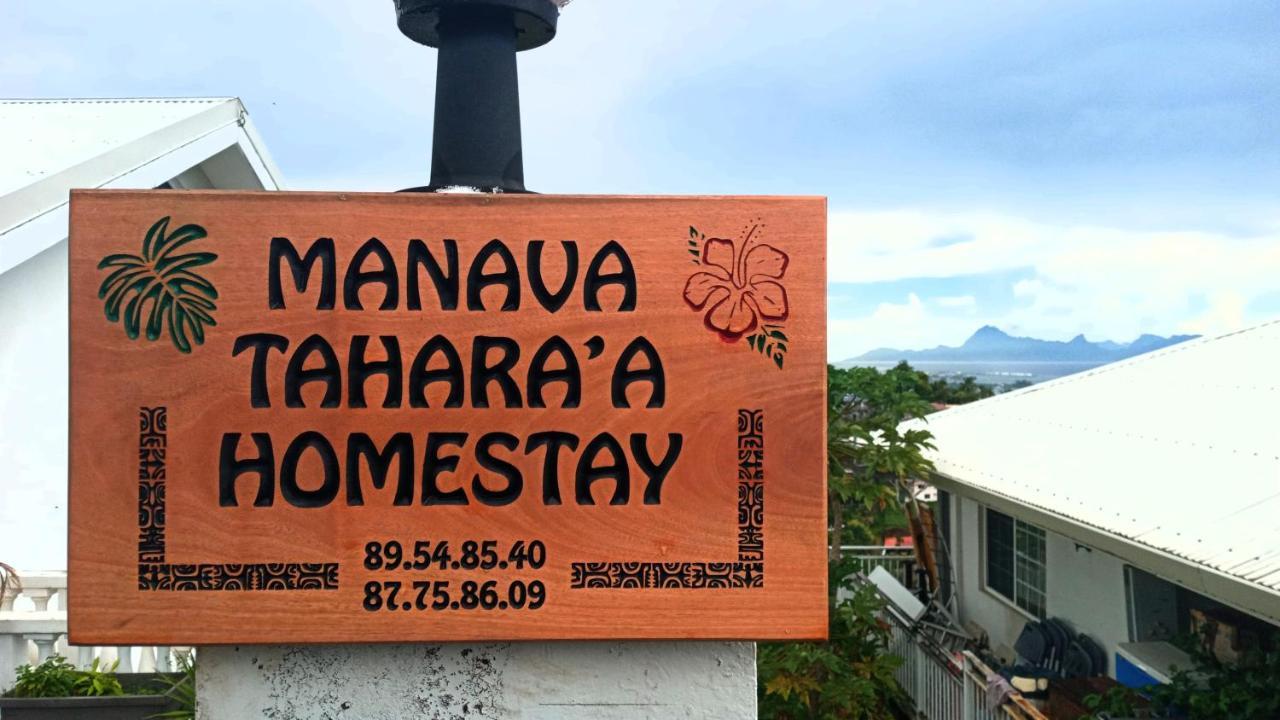 Manava Tahara'A Home Stay Mahina Kültér fotó